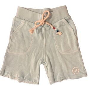 Sol Angeles boys essential waved blue shorts size 4t excellent condition